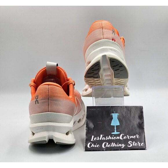 On Cloud Men's Orange Cloudsurfer Lightweight Running Shoes Mesh Upper Sz 8 2903 - Picture 5 of 16